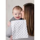 Alternate image 2 for Trend Lab&reg; 4-Pack Unicorn Flower Flannel Burp Cloth Set
