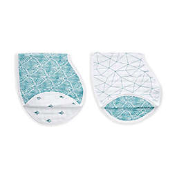 aden + anais® Patterns 2-Piece Burp Cloth Set