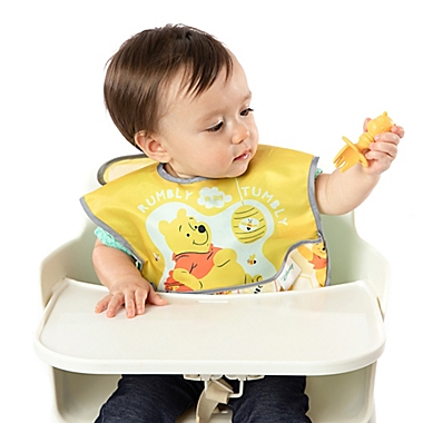 Bumkins&reg; Winnie the Pooh Silicone Toddler Chewtensils&trade; in Yellow. View a larger version of this product image.