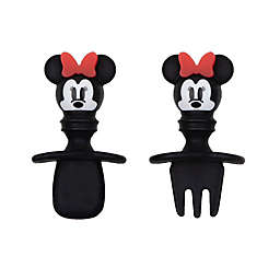 Bumkins® Disney® Minnie Mouse Silicone Toddler Chewtensils™ in Black
