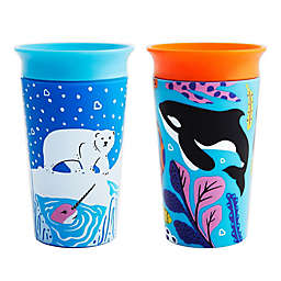 Munchkin® Miracle® 360 WildLove Bear/Orca 2-Pack 9 oz. Sippy Cups