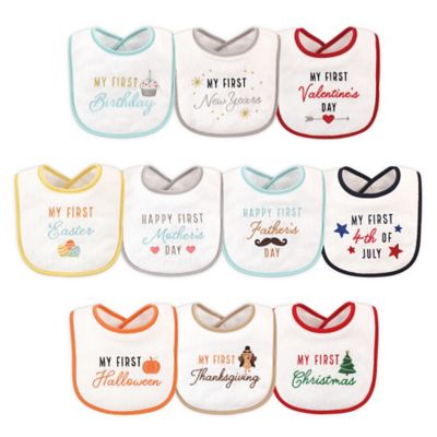 hudson baby holiday bibs