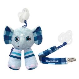 Booginhead® Elephant 2-Piece PaciPal and PaciGrip Set in Blue