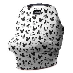 Milk Snob® Multi-Use Mickey Sketch Car Seat Cover in Black/White