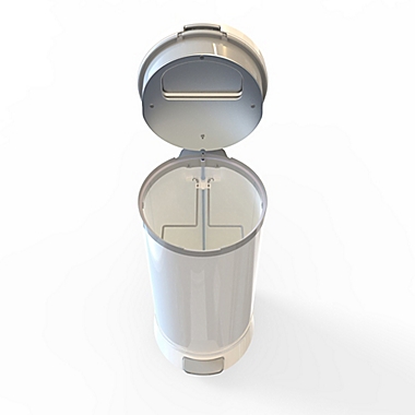 Bubula&trade; Step Steel Diaper Pail. View a larger version of this product image.