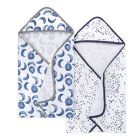 Alternate image 0 for Burt's Bees Baby&reg; 2-Pack Organic Cotton Hooded Towels in Indigo
