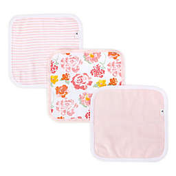 Burt's Bees Baby® 3-Pack Organic Cotton Washcloths in Blossom