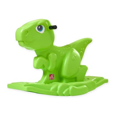 green dinosaur rocker
