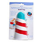 Alternate image 5 for Ubbi&reg; 6-Piece Lighthouse Stacking Cups Bath Toy in Red/White/Blue