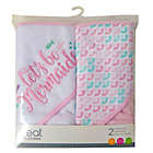 Alternate image 3 for Neat Solutions 2-Pack Mermaid Hooded Towels in Pink