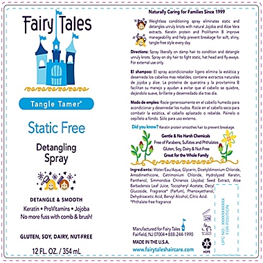 Fairy Tales 12 fl. oz. Tangle Tamer&reg; Super Charge&trade; Detangling Spray. View a larger version of this product image.