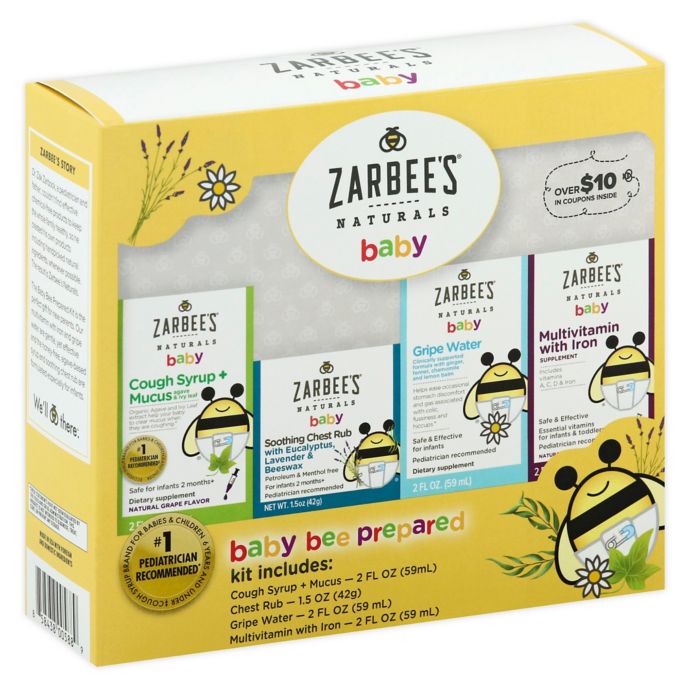 Zarbee S Naturals 4 Piece Baby Bee Prepared Kit Bed Bath Beyond