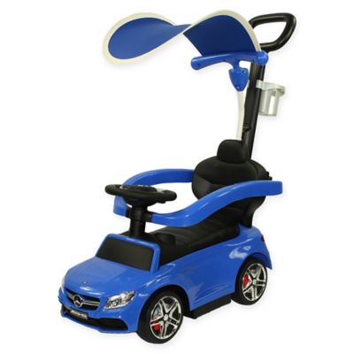 blue push car for toddlers