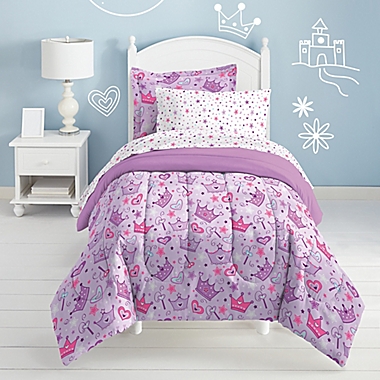 Dream Factory Stars &amp; Crowns Full Comforter Set. View a larger version of this product image.