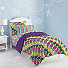 Alternate image 0 for Dream Factory Rainbow Hearts Full Comforter Set