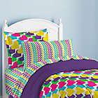 Alternate image 3 for Dream Factory Rainbow Hearts Full Comforter Set