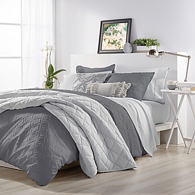Microsculpt&auml; Ogee Full/Queen Comforter Set in Charcoal. View a larger version of this product image.