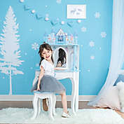 Fantasy Fields by Teamson Kids Dream Castle Toy Vanity Set in White/Blue