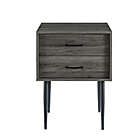 Alternate image 1 for Forest Gate&trade; Olivia 2-Drawer Side Table in Grey