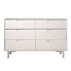 Alternate image 3 for Forest Gate&trade; Diana 6-Drawer Solid Wood Dresser in White