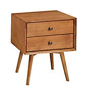 Forest Gate&trade; Diana 2-Drawer Nightstand in Caramel