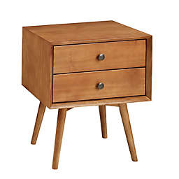Forest Gate™ Diana 2-Drawer Nightstand in Caramel