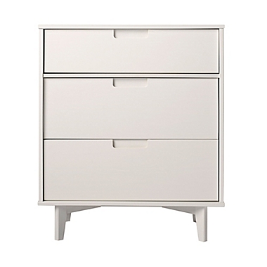 Forest Gate&trade; Diana Solid Wood 3-Drawer Dresser in White. View a larger version of this product image.
