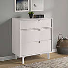 Alternate image 2 for Forest Gate&trade; Diana Solid Wood 3-Drawer Dresser in White