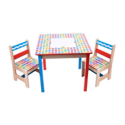 baby table and chair