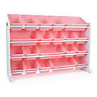 Alternate image 0 for Humble Crew XL Toy Storage Organizer with 20 Bins in Pink/White