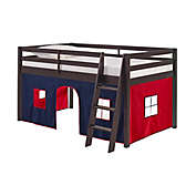 Alaterre Furniture Roxy Junior Loft Bed with Playhouse Tent