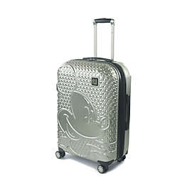 ful® Disney® Mickey 25-Inch Hard Side Spinner Checked Luggage in Silver