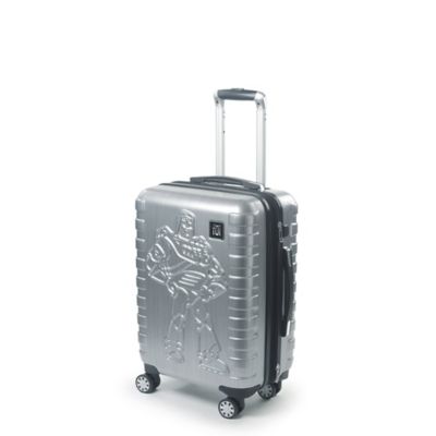 silver carry on luggage