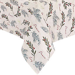 Elrene Home Fashions Holiday Tree Trimmings Tablecloth