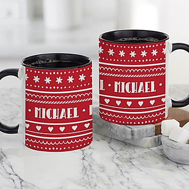 Nordic Noel Personalized Coffee Mug Collection. View a larger version of this product image.