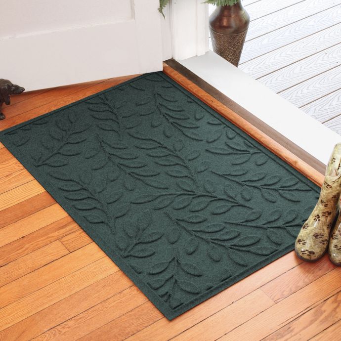 Weather Guard™ Brittney Leaf 30Inch x 45Inch Door Mat Bed Bath & Beyond