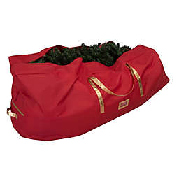 Simplify Heavy Duty Storage Bag for Christmas Trees and Holiday Decor in Red