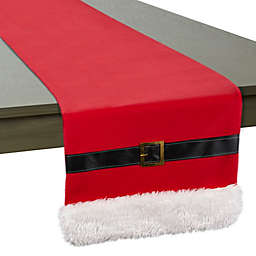 Santa Belt 14-Inch x 72-Inch Table Runner in Red
