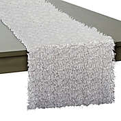 Sequin Mesh 16-Inch x 120-Inch Table Runner in Silver
