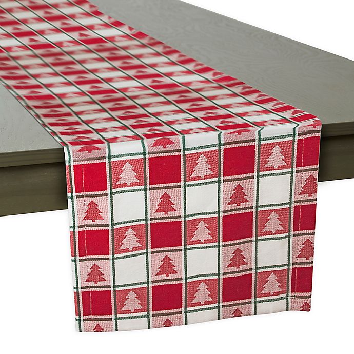NEW Holiday Time Poinsettia Table Runner 14/" x 72/"