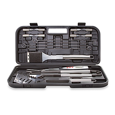 Just Grillin&#39;&reg; 17-Piece BBQ Tool Set with Digital Temp Fork. View a larger version of this product image.