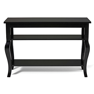 Kate and Laurel&trade; Lillian Console Table in Black. View a larger version of this product image.