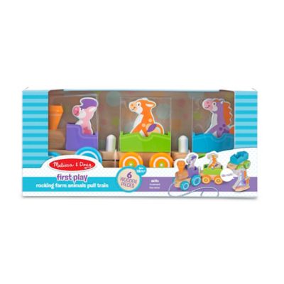 melissa and doug wooden farm train