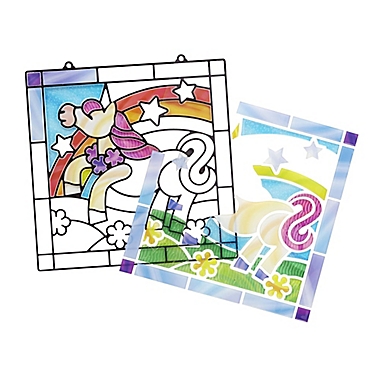 Heart and Rainbow Melissa & Doug Stained Glass Made Easy Activity Kit Stickers 80