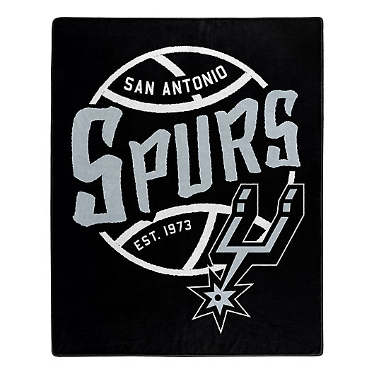 Alternate image 1 for NBA San Antonio Spurs Super-Plush Raschel Throw Blanket
