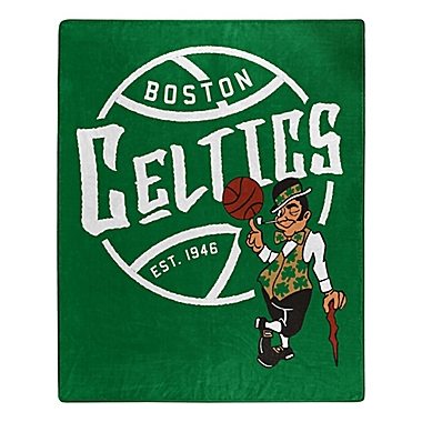 NBA Boston Celtics Super-Plush Raschel Throw Blanket. View a larger version of this product image.