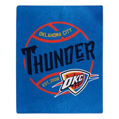 NBA Oklahoma City Thunder Super-Plush Raschel Throw Blanket