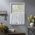 Alternate image 0 for Linden 24-Inch Window Curtain Tier Pair in White