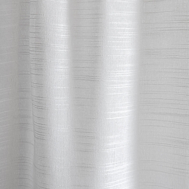 Linden 24-Inch Window Curtain Tier Pair in White. View a larger version of this product image.