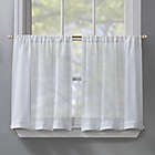 Alternate image 2 for Linden 24-Inch Window Curtain Tier Pair in White